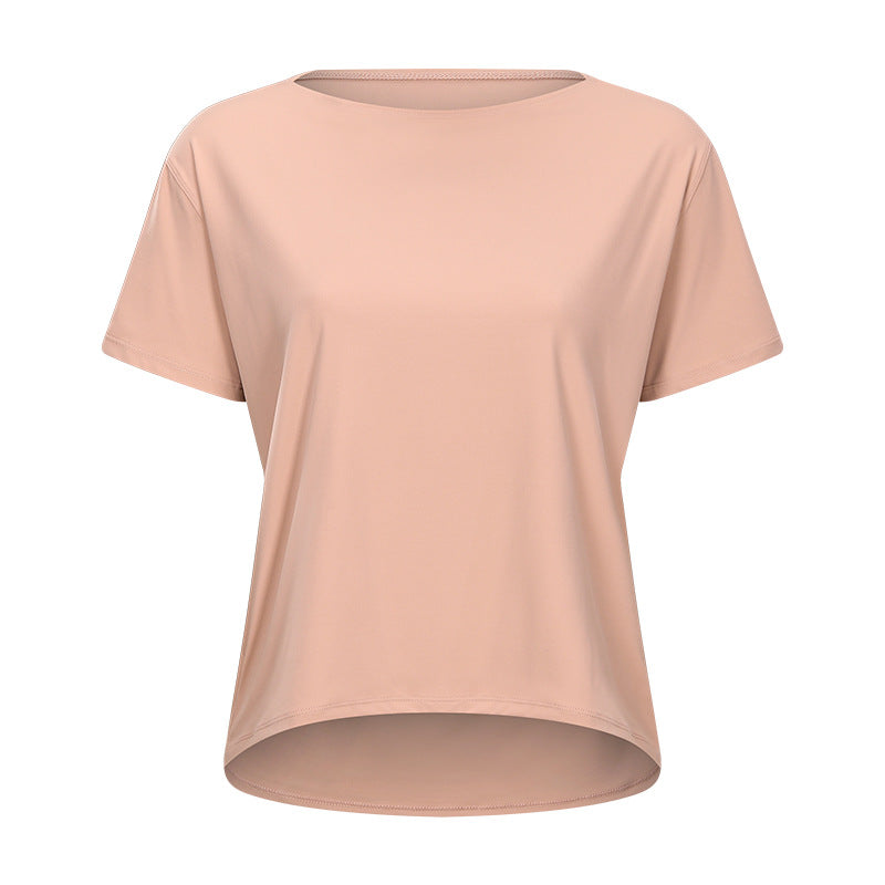 Enkel yoga t-skjorte for treningsentusiaster