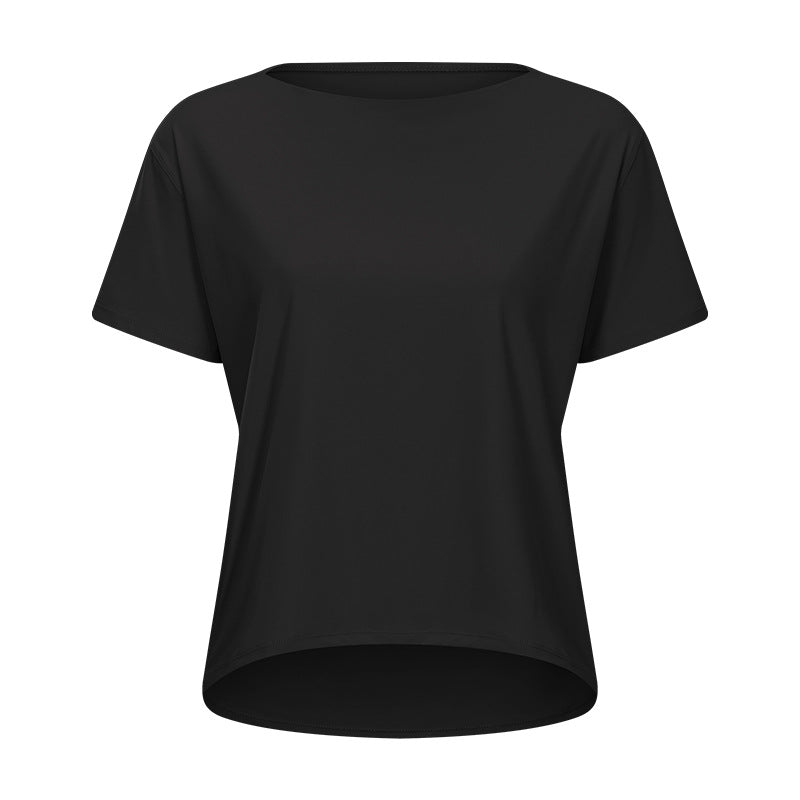 Enkel yoga t-skjorte for treningsentusiaster