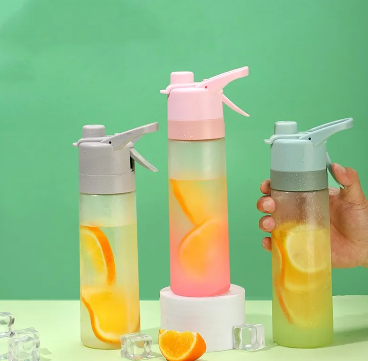 Gradient sportsflaske – 650ml med stilrent design