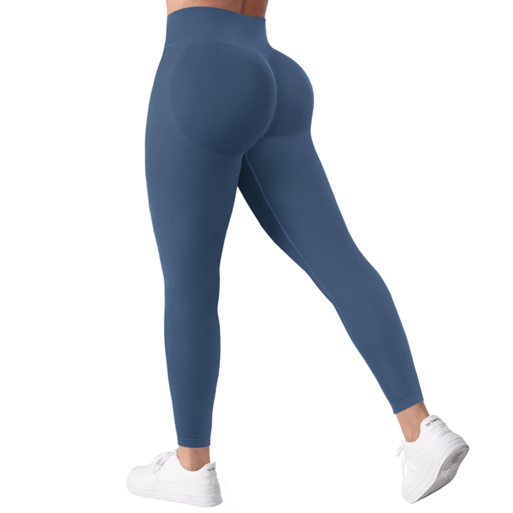 Leggings med skjult scrunch og rømpelyft